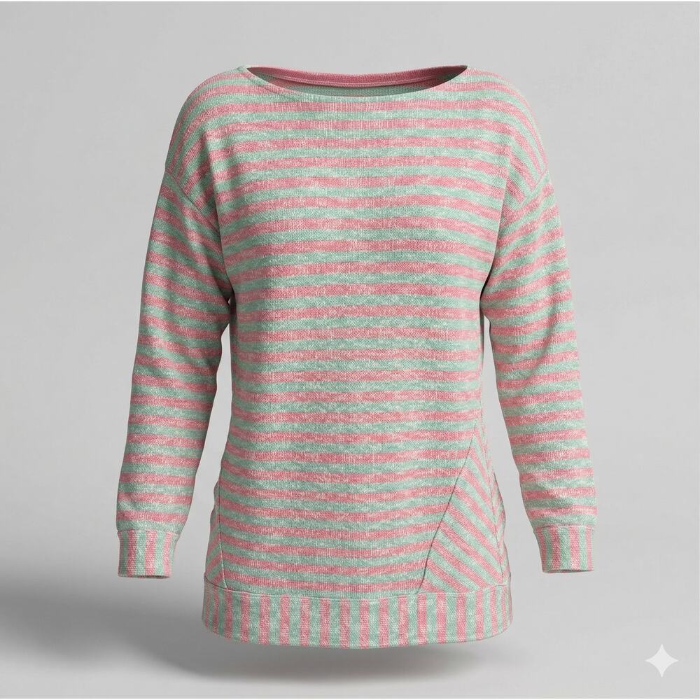 Soft Surroundings Womens‎ M Coastal Resortwear Minimalist Mariana Tunic Pullover